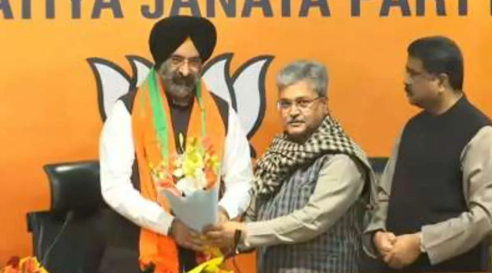 पंजाब की सियासत में मची हलचल, शिरोमणि अकाली दल के नेता मनजिंदर सिंह सिरसा भाजपा में शामिल