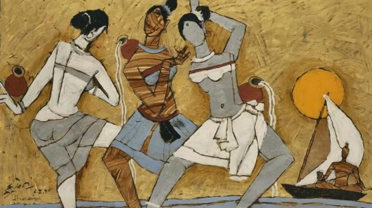 तयब मेहता की ‘ फिगर विथ बर्ड’ और ‘डायगोनल’ नामक कलाकृति की होगी नीलामी