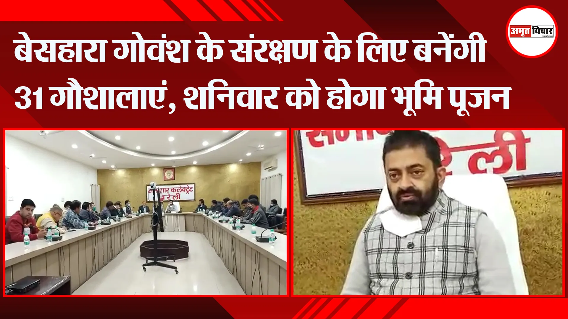 बरेली: बेसहारा गोवंश के संरक्षण के लिए बनेंगी 31 गौशालाएं, शनिवार को होगा भूमि पूजन