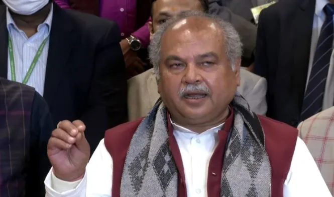 केन्द्रीय कृषि मंत्री बोले- कांग्रेस फैला रही भ्रम, निरस्त कृषि कानूनों को फिर से लाने की कोई योजना नहीं