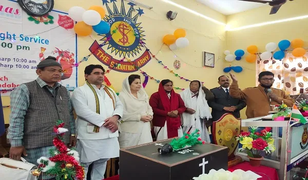 रामपुर : महबूब मसीह ने कहा, जगत की निजात के लिए प्रभु यीशु ने दी कुर्बानी