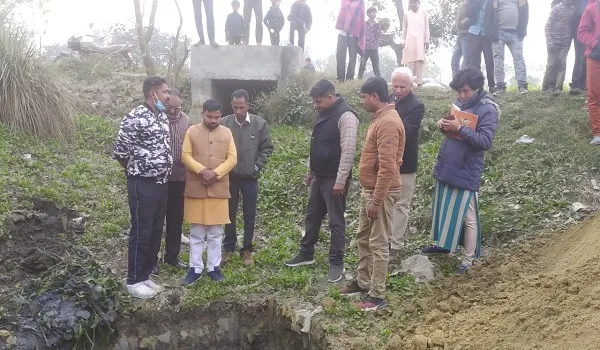 संभल : तालाब में मिले पांच गौवंशीय पशुओं के शव