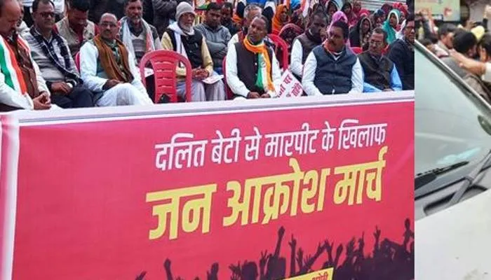 पीड़ित दलित लड़की से मिलने जा रहे अजय लल्लू को पुलिस ने लिया हिरासत में