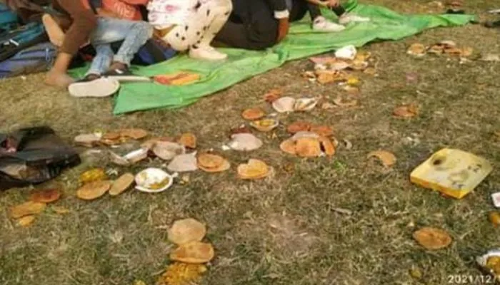 हरदोई: क्रीड़ा प्रतियोगिता में भाग लेने आए  बच्चों ने फेंका खराब खाना! भूखे रहे प्रतिभागी