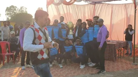 हल्द्वानी: सीसीएल के फाइनल में मोहित बने मैन ऑफ द मैच, पीयूष तिवारी मैन ऑफ द सीरीज