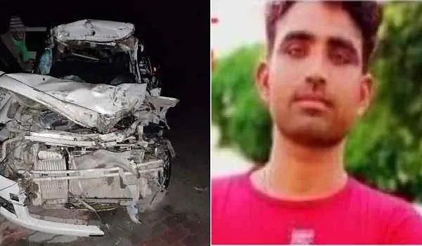 संभल : सड़क किनारे खड़े टैंकर से टकराई कार, एक की मौत, पांच घायल