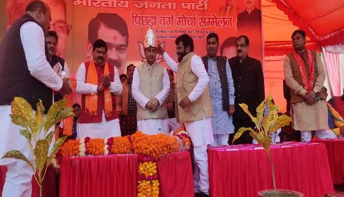 समानता, स्वाभिमान और सम्मान के लिए ओबीसी भाजपा के संग आएः मुकुट बिहारी