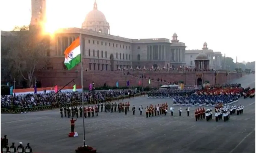 पहली बार बीटिंग रिट्रीट समारोह लेजर शो और ड्रोन शो का बनेगा गवाह