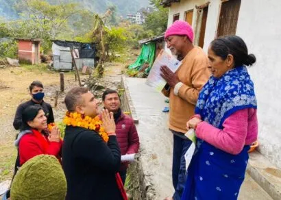 हल्द्वानी: रानीबाग से सुमित हृदयेश ने किया चुनाव प्रचार आरंभ
