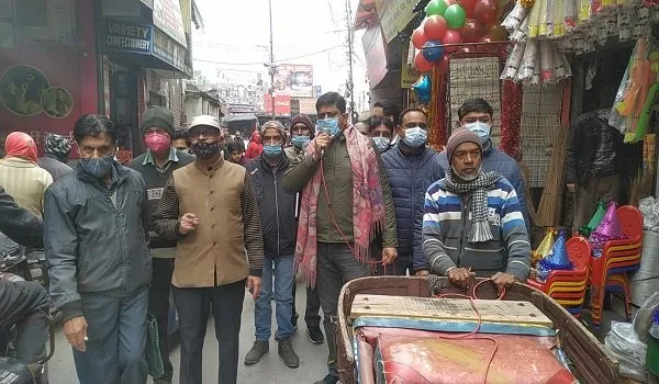 अमरोहा : कोरोना टीकाकरण के प्रति लोगों को किया जागरूक
