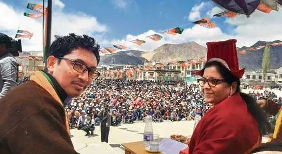 सांसद नामग्याल की जगह स्टेंजिन को बनाया गया लद्दाख भाजपा अध्यक्ष