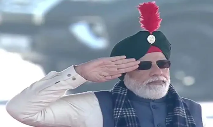 पीएम मोदी ने दिल्ली के करियप्पा ग्राउंड में एनसीसी की रैली के समापन अवसर पर ली सलामी