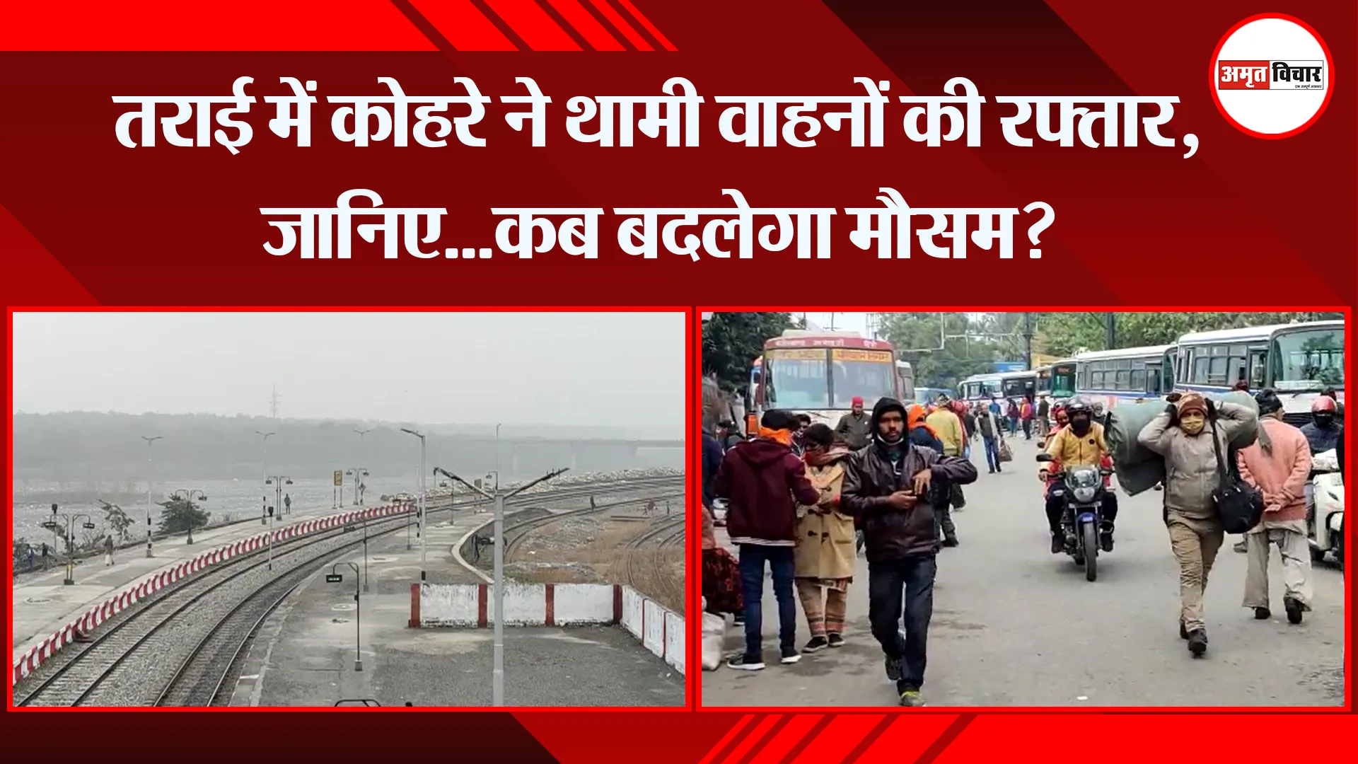 हल्द्वानी: तराई में कोहरे ने थामी वाहनों की रफ्तार, जानिए…कब बदलेगा मौसम?