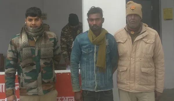 संभल : जंगल से पकड़ा 100 किलो गोमांस, एक गिरफ्तार, दो फरार