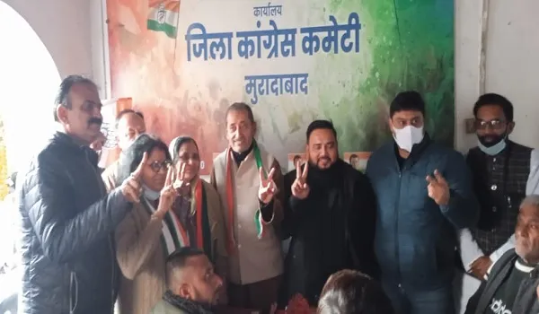 मुरादाबाद : पार्टी प्रत्याशियों की जीत के लिए मिलकर करें कार्य