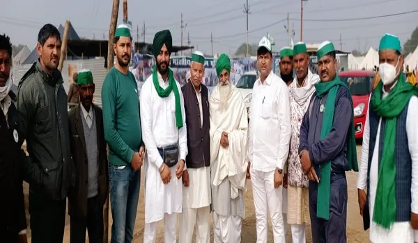 बिजनौर : चिंतन शिविर में शामिल होने के लिए किसान प्रयागराज रवाना