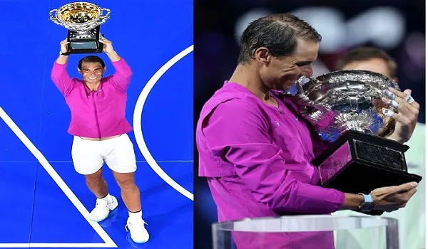 Australian open 2022 : राफेल नडाल ने 21वां ग्रैंड स्लैम जीतकर रचा इतिहास, 5 घंटे से ज्यादा चले मैच में डेनिल मेदवेदेव को हराया