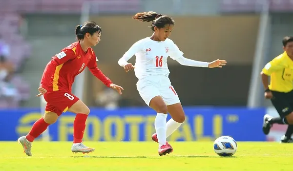 AFC Asian Women’s Cup : वियतनाम और म्यांमार का मैच 2-2 से बराबर छूटा