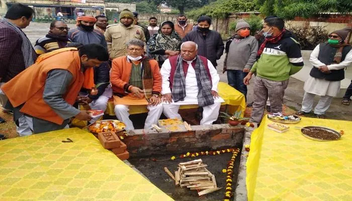 अयोध्या: मोदहा समेत छह ओवरब्रिज दिसंबर 2023 तक बनकर होंगे तैयार, सांसद ने किया भूमिपूजन व शिलान्यास