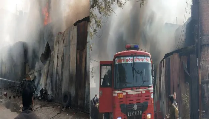 हरदोई: ब्रेड फैक्ट्री में लगी भीषण आग, कुछ कर्मचारियों के फंसे होने की संभावना