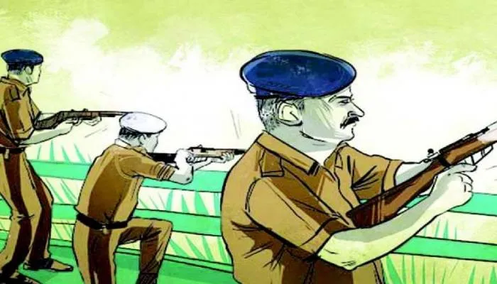 गोतस्करों ने पुलिस पर हथगोले व गोली से किया हमला, जवाबी फायरिंग में जख्मी एक इनामी गोतस्कर गिरफ्तार