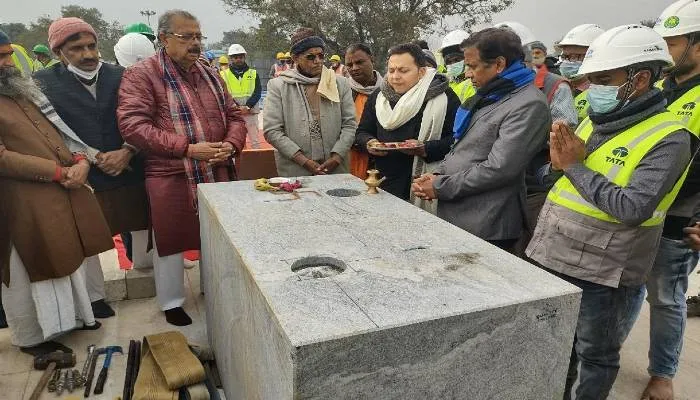 अयोध्या: मंदिर निर्माण कार्य के तीसरे चरण का मंत्रोच्चारण के साथ हुआ श्रीगणेश
