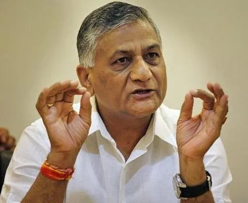 केंद्रीय मंत्री वीके सिंह ने ‘न्यूयॉर्क टाइम्स’ को बताया ‘सुपारी मीडिया’