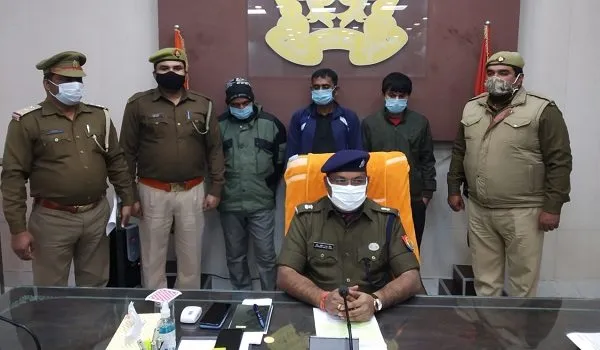 बिजनौर : 2250 लीटर ईएनए मिश्रित शराब के साथ तीन गिरफ्तार
