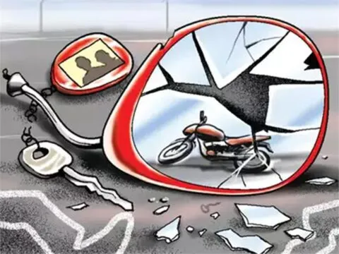 बाजपुर: तेज रफ्तार ट्रक ने बाइक को मारी टक्कर, बाइक सवार की मौत