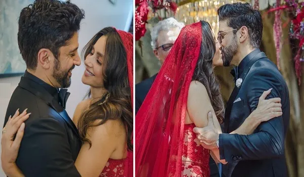 फरहान अख्तर की बाहों में सिमटी दिखीं शिबानी दांडेकर, देखें खूबसूरत तस्वीरें