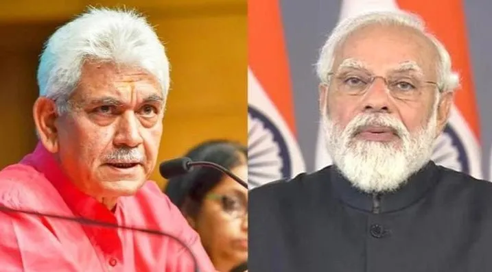 जम्मू कश्मीर में भूकंप के बाद पीएम मोदी ने उपराज्यपाल मनोज सिन्हा से की बात