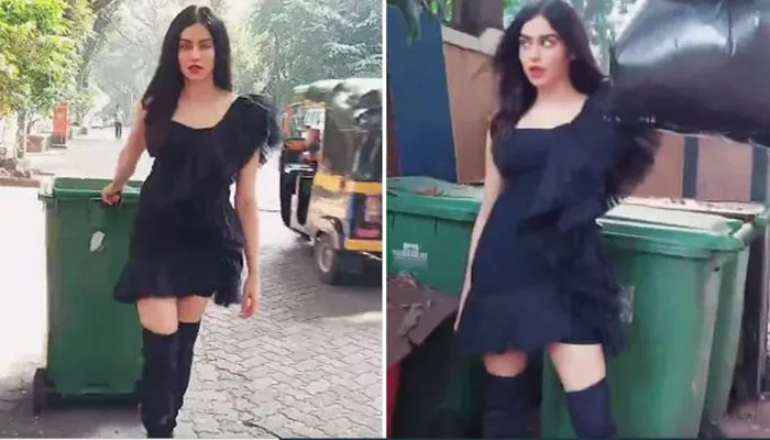 अदा ने डस्टबिन संग डांस करके शेयर किया वीडियो, फैन्स ने की जमकर तारीफ