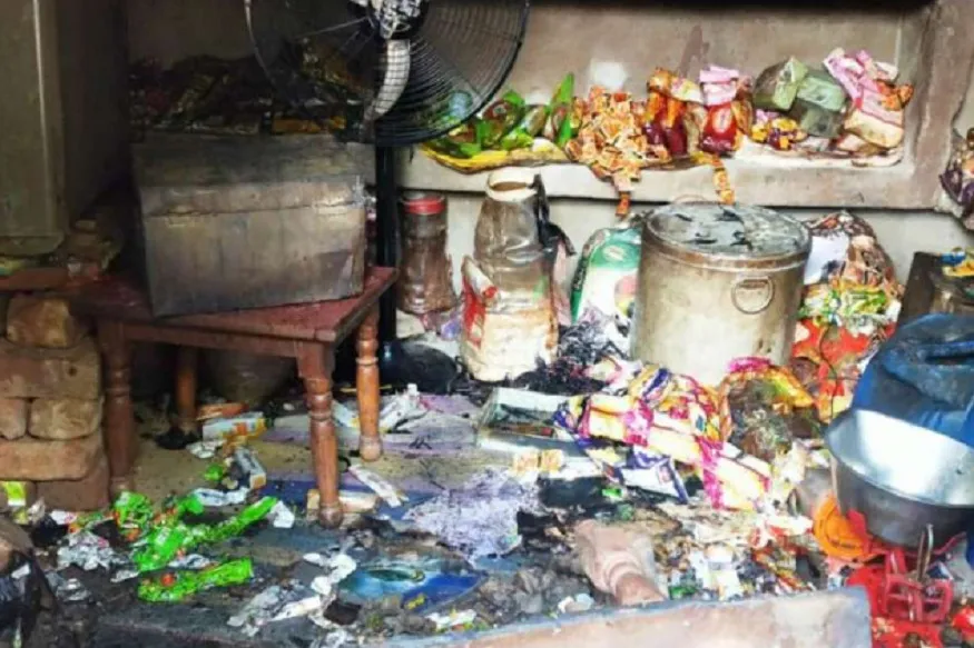 हल्द्वानी: दुकान में चोरी भी की, फिर आग भी लगा दी