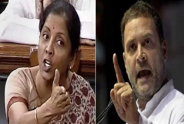 Rajya Sabha: निर्मला सीतारमण बोलीं- राहुल गांधी ही कांग्रेस के ‘राहु काल’