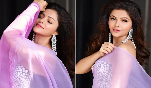 Rubina Dilaik Photos : लाइट पर्पल साड़ी में रुबीना दिलैक ने दिखाईं दिलकश अदाएं, निया शर्मा बोलीं- गॉर्जियस