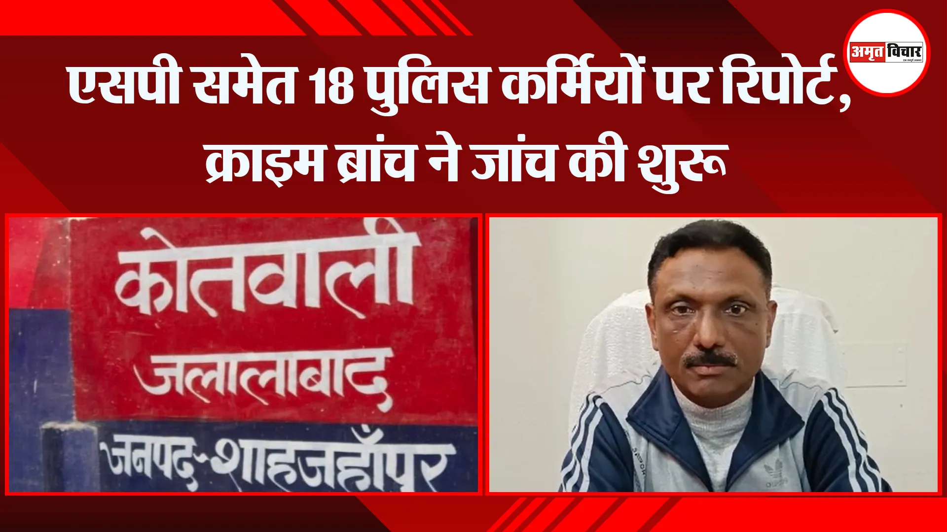 शाहजहांपुर: एसपी समेत 18 पुलिस कर्मियों पर रिपोर्ट, क्राइम ब्रांच ने जांच की शुरू