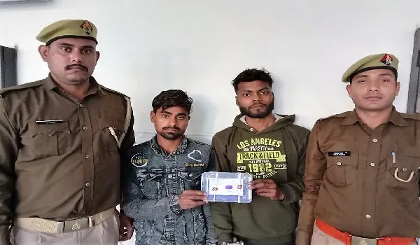 मुरादाबाद : महंगे शौक पूरे करने को करते थे मोबाइल लूट, दो गिरफ्तार
