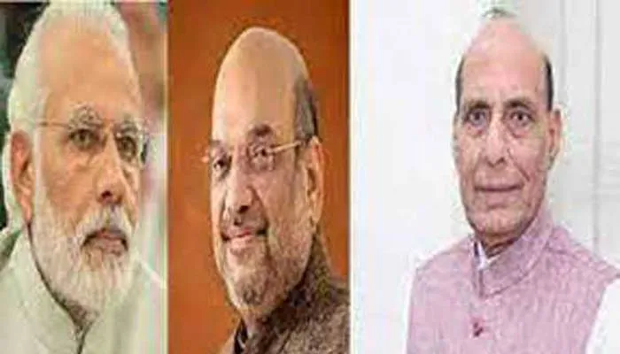 प्रधानमंत्री मोदी, शाह और राजनाथ ने किया पुलवामा के शहीदों को नमन