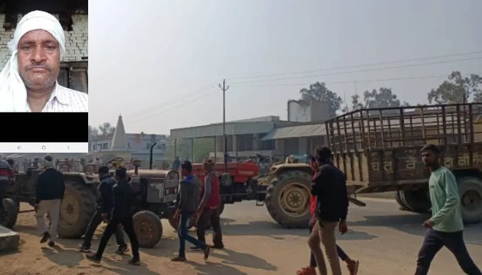 कन्नौज: डंपर की चपेट में आने से युवक की मौत, गुस्साए परिजनों ने लगाया जाम