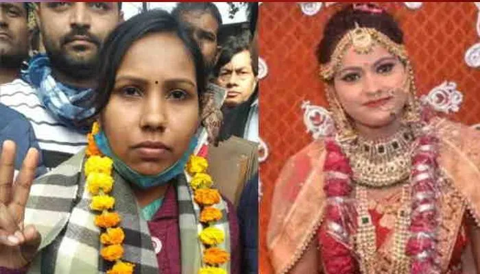 कानपुर: खुशी दुबे की बहन नेहा ने कल्याणपुर सीट से किया नामांकन