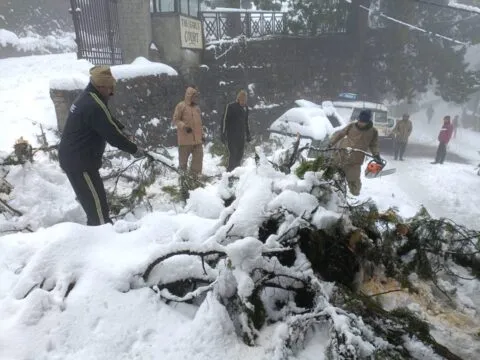 हल्द्वानी और कालाढूंगी से नैनीताल जाने वाले रास्ते बर्फ से बंद, पाले से बढ़ी फिसलन