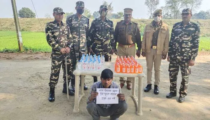 बहराइच: पुलिस ने नेपाली शराब तस्कर को गिरफ्तार कर भेजा जेल