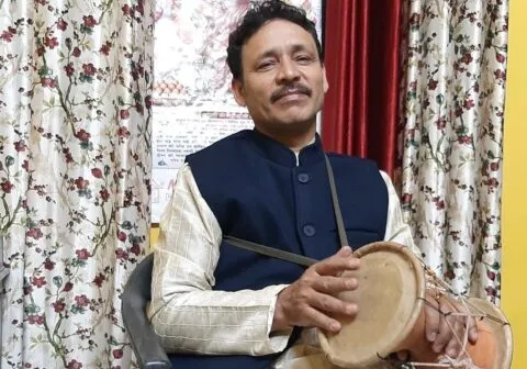 हल्द्वानी: राज्य स्तरीय संगीत शिक्षक प्रतियोगिता में गूंजेगा शिक्षक हरीश चंद्र पांडे का हुड़का
