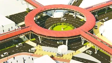 बरेली: पटेल चौक पर स्काई वॉक के निर्माण में जाम की अड़चन