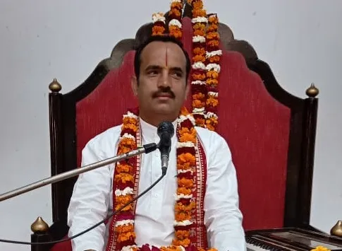 बरेली: श्रीकृष्ण-सुदामा की मित्रता का प्रसंग सुनाया