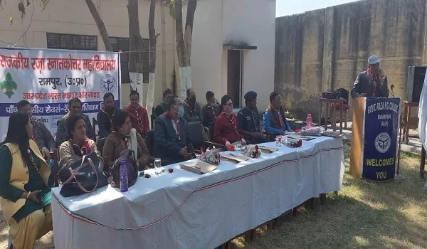 रामपुर : राजकीय रजा पीजी कालेज में पांच दिवसीय रोवर्स-रेंजर्स शिविर शुरू
