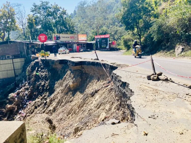 नैनीताल: आपदा के जख्मों पर एनएचएआई की लीपा पोती