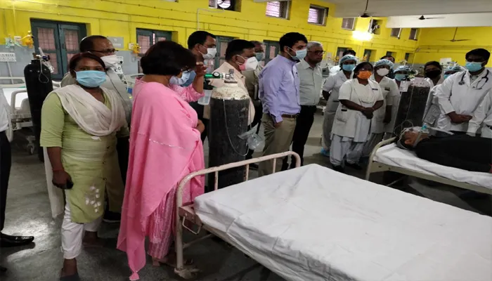 अयोध्या: महिला चिकित्सालय में कोविड को लेकर मॉक ड्रिल