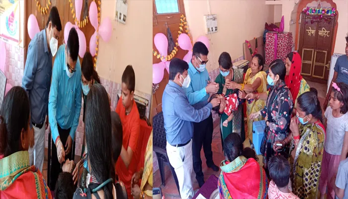 बहराइच: डीएम ने किया पोलियो प्रतिरक्षण अभियान का शुभारम्भ, बच्चों को पिलाई दवा