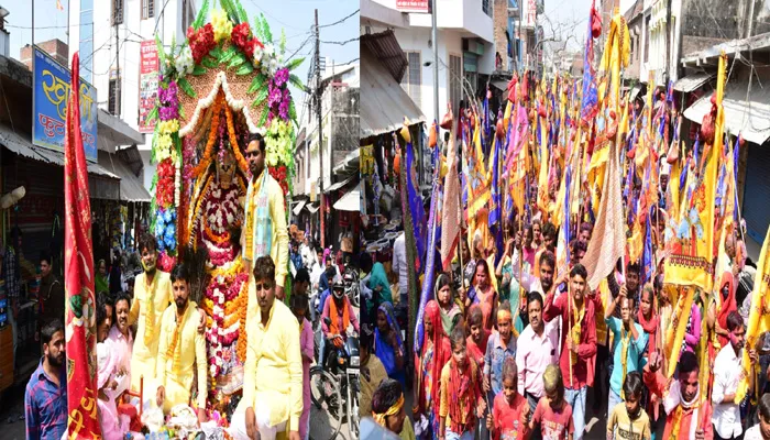 बाराबंकी: खाटू श्याम के भक्तों ने निकाली भव्य शोभायात्रा, जश्न में डूबे श्रद्धालु